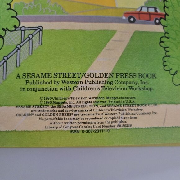 Sesame Street I Like School Burt Ernie  Book Vintage 1980s Muppet Jim Henson - Picture 8 of 13